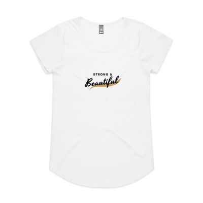 Ladies Strong & Beautiful Mali Tee Thumbnail