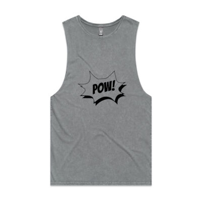 Mens Comic Stonewash Bernard Tank Thumbnail