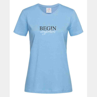 Ladies Begin Anywhere Stedman Classic Tee Thumbnail